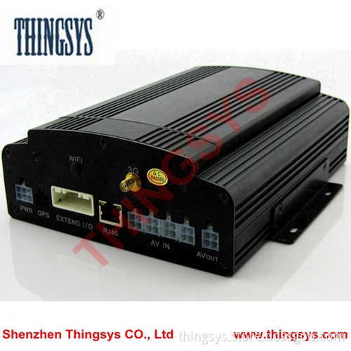 Newest High Quality 4CH HDD Car DVR with Optional 3G/GPS/WiFi/G-Sensor Function